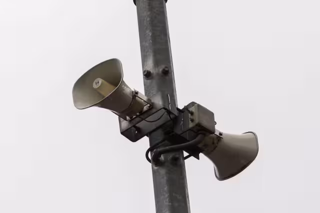 Altavoces de la Alerta Sísmica