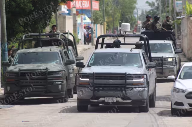 El Ejercito federal participó en el cateo a tres predios en El Cuyo