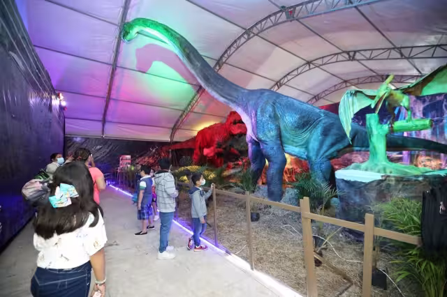 La Expo Dinosaurios en Mérida cuenta con gran diversidad de especies animatrónicas