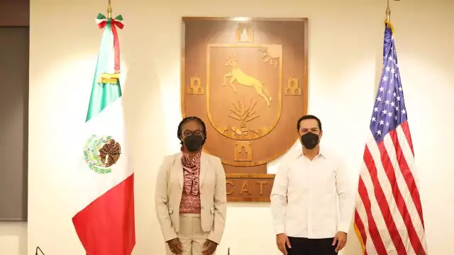 Mauricio Vila y la Cónsul dialogaron sobre los temas de interés entre Estados Unidos y Yucatán