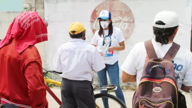 Dafne López se perfila como favorita para pintar de azul el distrito VII, en Mérida