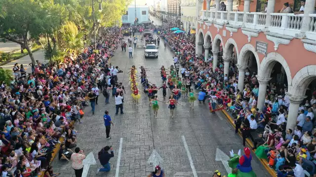 Solamente un desfile será en el Centro de Mérida