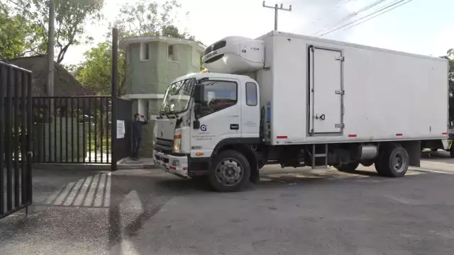 El cargamento es fuertemente custodiado