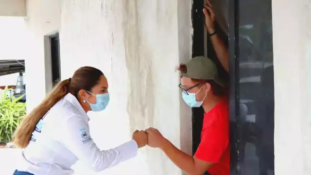 La candidata del PAN en su visita por Izamal, Tixkokob y Buctzotz