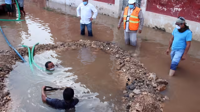 La pérdida del agua equivale a un millón 26 mil 542 pesos diario