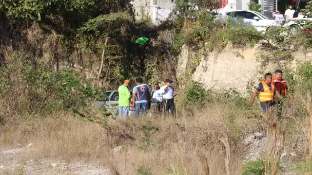 El abuelito cayó de más de 5 metros