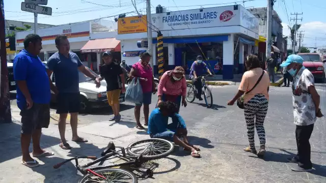 El hombre terminó con varias lesiones ocasionadas por el golpe