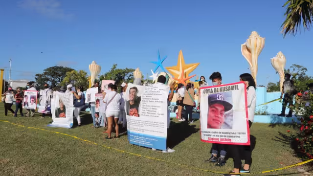 Los familiares de los desaparecidos en Quintana Roo se han manifestado para exigir respuestas