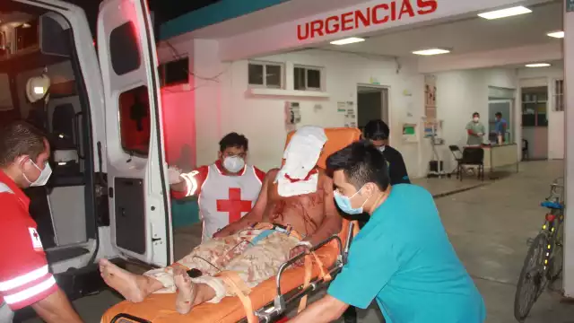 Pese a que su estado de salud es reportado como estable, el hombre ingresó al hospital general de Felipe Carrillo Puerto con heridas en la cara