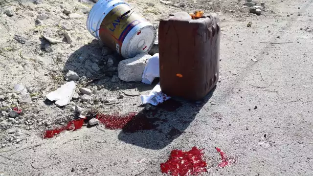 La joven terminó con una herida muy profunda