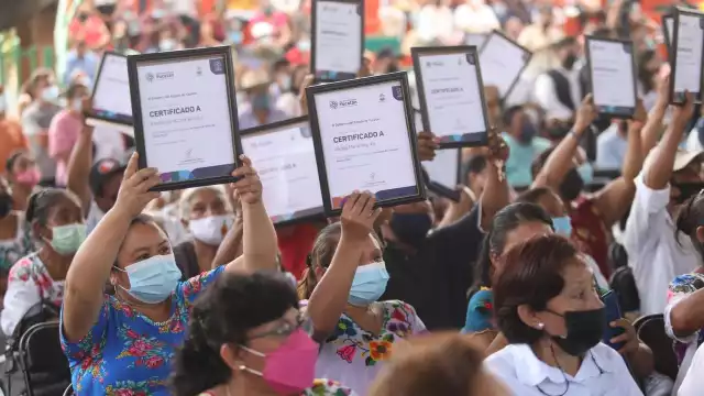 Hasta el momento, se han entregado 24 mil acciones de vivienda en los municipios de Yucatán