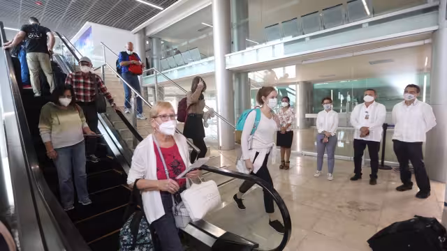 Ayer martes llegó a la ciudad el primer viaje a las 13:20 horas