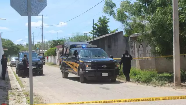 La Policía Municipal de Tizimín se encargó de acordonar el área