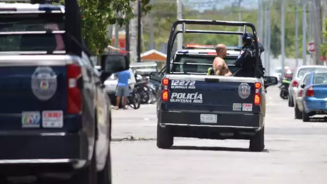 Los elementos trasladaron a la pareja a las instalaciones de Seguridad Pública, quedando a disposición del Juez Cívico en turno