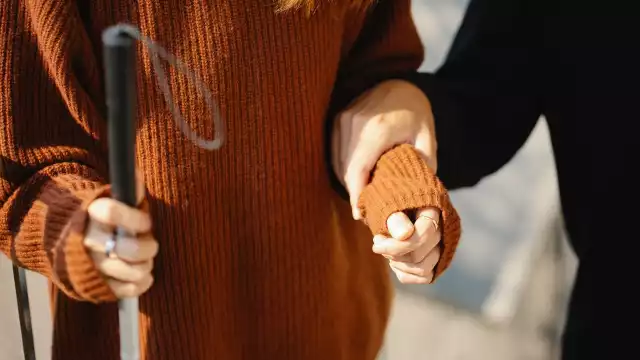 Persona con discapacidad visual