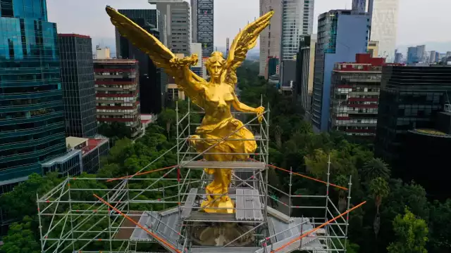 Aspectos del Ángel de la Independencia