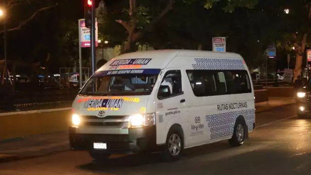 El pasaje de las rutas nocturnas de Mérida comenzará a cobrarse la próxima semana