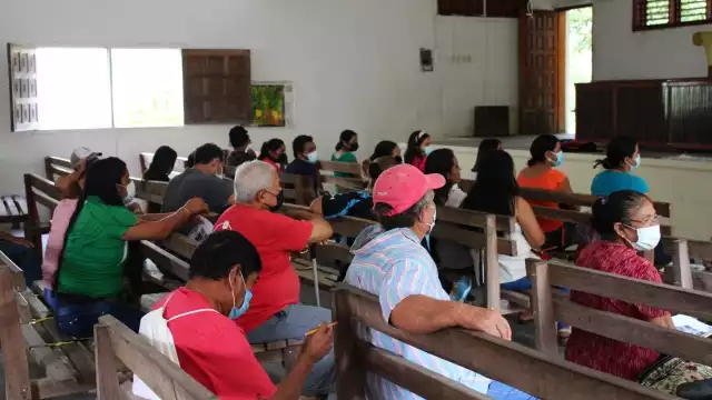 Los pobladores del ejido Laguna Om de la comunidad de Nicolás Bravo al Sur de Q.Roo recibieron capacitación por parte de Fonatur