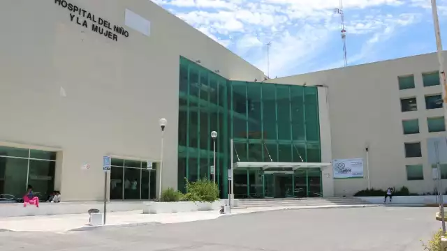 El niño fue ingresado al Hospital del Niño y la Mujer en la capital de San Luis Potosí. Foto: Gobierno de SLP