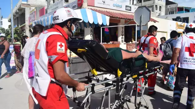 A causa del ataque epiléptico la mujer perdió brevemente el conocimiento