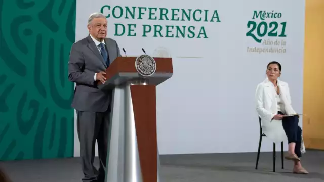 El presidente Andrés Manuel López Obrador ofreció su tradicional conferencia mañanera este miércoles 14 de julio