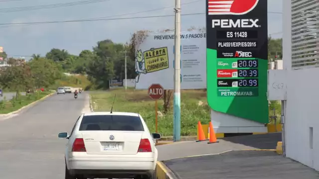 A poco menos de cinco días de terminar febrero, el precio de la gasolina Magna continúa aumentando en Chetumal