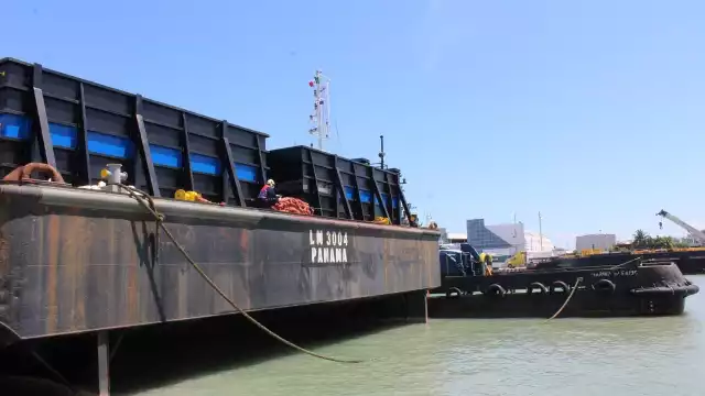 La embarcación causó asombró en su llegada a Ciudad del Carmen