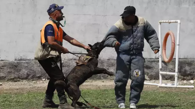 Sergio Arturo Duarte Mézquita haciendo una demostración