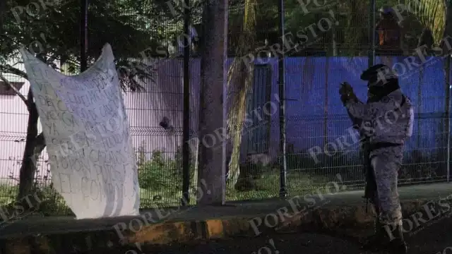 Elementos de seguridad de Quintana Roo tomaron conocimiento de los hechos y realizan operativo en la zona 221