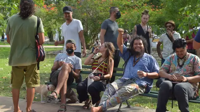 Conmemoraron el Día de la Liberación de la Mariguana