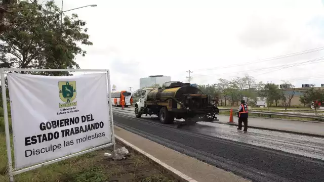 Se repavimentaron en total 10.3 kilómetros del Periférico