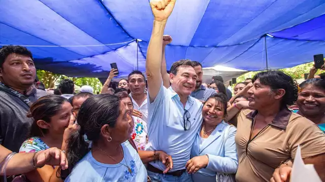 La política es para servir, dice Liborio Vidal ante 4 mil 500 personas en una reunión en Kanasín