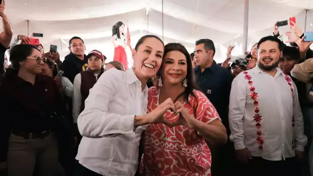 Clara Brugada acompaña a Claudia Sehinbaum en su recorrido por la Ciudad de México