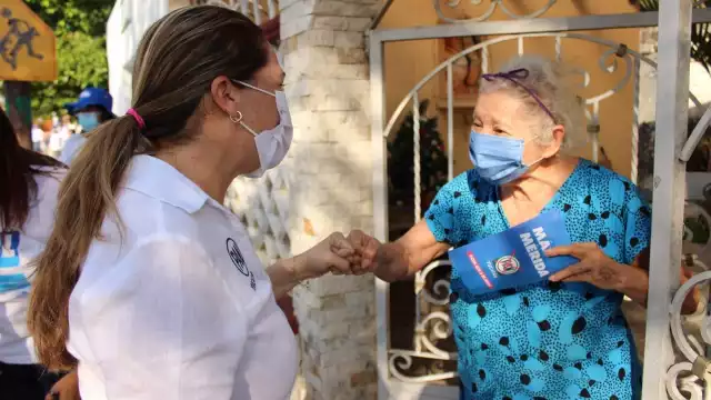 La candidata blanquiazul señaló que su compromiso va más allá de la elección del 6 de junio