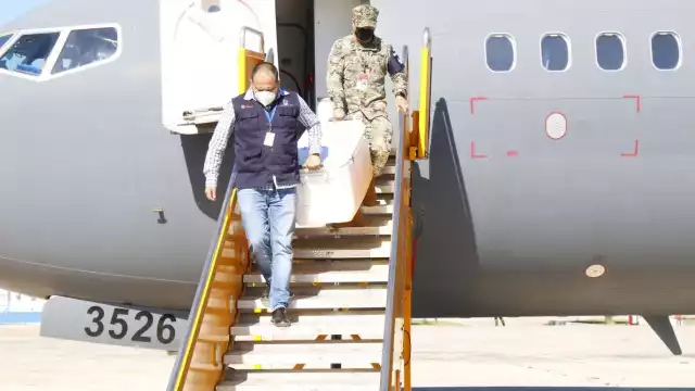 Miembros de la SSY llegaron a recibirlo