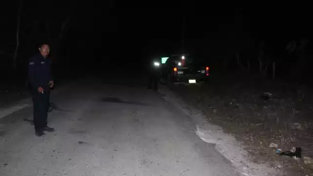 Al lugar llegaron elementos policiales, así como de la Semefo para determinar el origen del cráneo