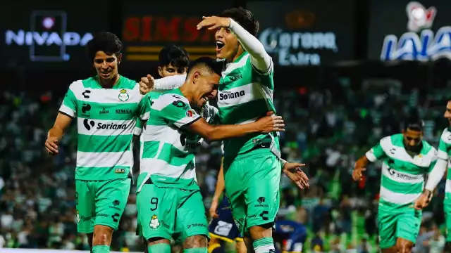 Santos golea al Atlético San Luis y se encuentra en los primeros lugares de la Liga MX