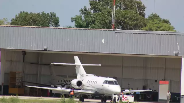 El administrador del Aeropuerto indicó que se dieron todas las  facilidades a las autoridades para la investigación de la aeronave  Foto: Manuel Collí