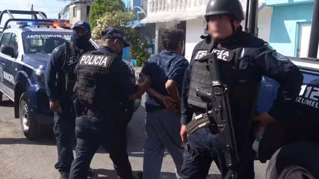 Los elementos realizaron un despliegue policiaco para la búsqueda del acusado