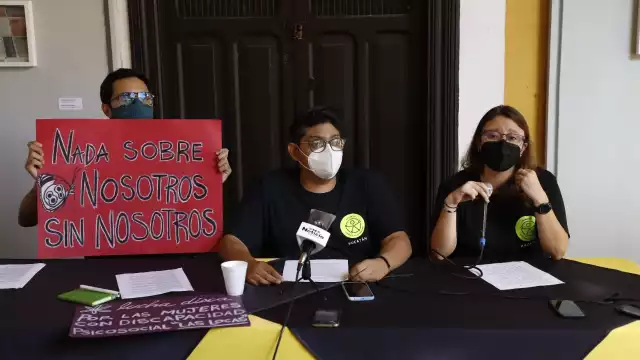 Los mienbros del del Movimiento de Personas Discapacitadas de Yucatán aseguran que son el 23% de la población y no son considerados