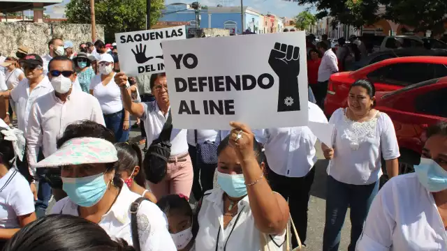 El senador Arturo Moo Cauich dijo que el INE “ya está más que tocado”