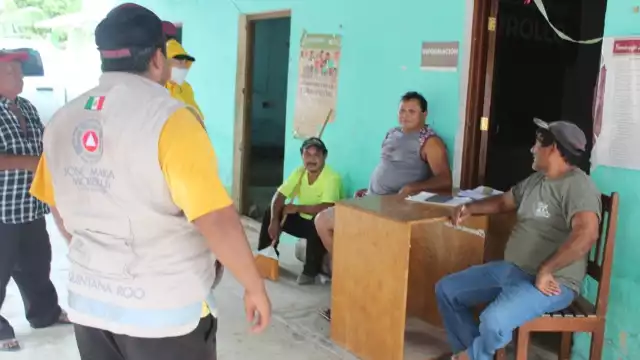 Los refugios tienen capacidad para recibir a siete mil personas. Foto: Ayuntamiento de José María Morelos