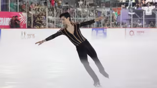 Donovan Carrillo vuelve a triunfar en el Nacional de Patinaje Artístico sobre Hielo de Cancún