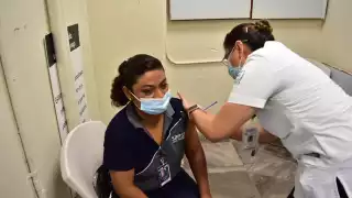 Pasajeros aprovecharon el módulo para completar su esquema de vacunación