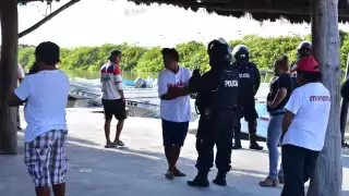 Las autoridades acudieron al lugar ante los disparos