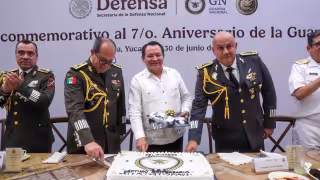 Escuela primaria de Santa Cruz Palomeque en Yucatán se llama Guardia Nacional
