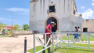 Preparativos en San Román para fiestas del Cristo Negro