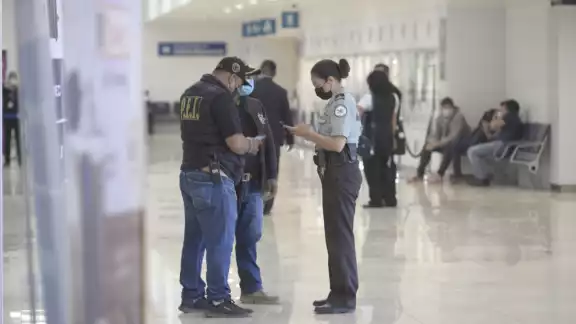 Las autoridades montaron un operativo grande