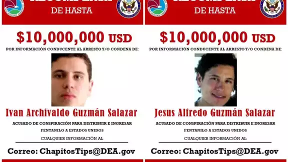 La Embajada de Estados Unidos en México difundió los carteles de búsqueda de ‘los Chapitos’, por los que se ofrecen 10 mdd La Embajada de Estados Unidos en México difundió los carteles de búsqueda de ‘los Chapitos’, por los que se ofrecen 10 mdd