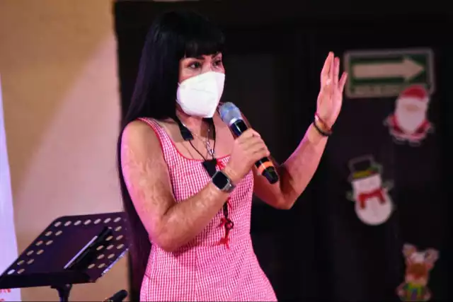 La activista oaxaqueña también ofreció una conferencia.